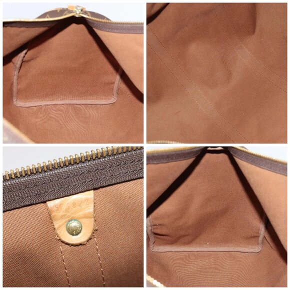 LOUIS VUITTON Monogram Keepall 50 Boston Bag M41426 LV Auth - Picture 15 of 16